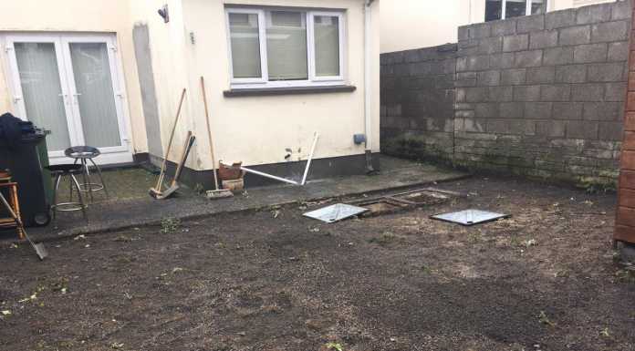 Patio Installation With Newgrange Slab and Granite Finish in Maynooth