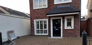 Gravel Driveway with Cobble Border in Sallins, Co. Kildare